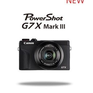 ISO!!!! Canon PowerShot G7 X Mark III Black Digital Camera